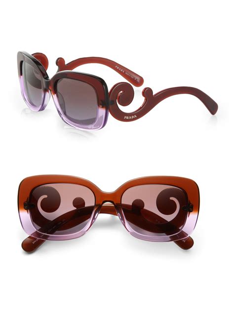 square prada baroque sunglasses|prada baroque sunglasses sunglass hut.